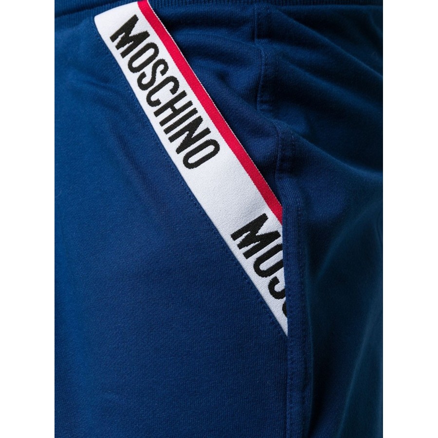 Pantalone Moschino Underwear in felpa logo colore nero donna E19MO03 