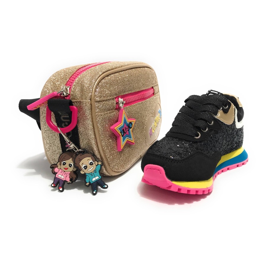 Scarpe bambino Liu Jo sneaker Me Contro Te Wonder 20 shoulder bag glitter